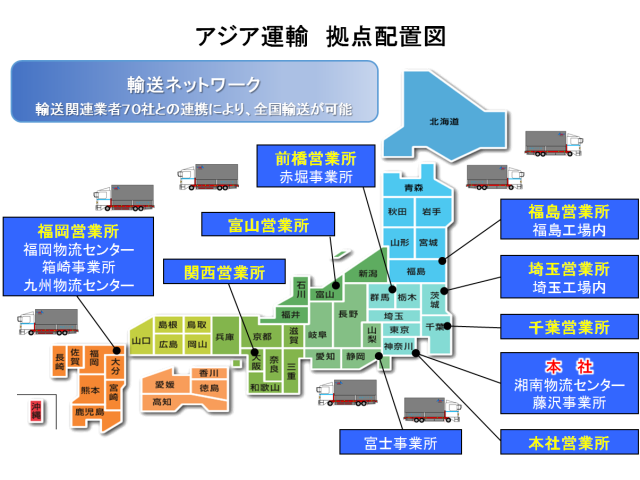 拠点配置図